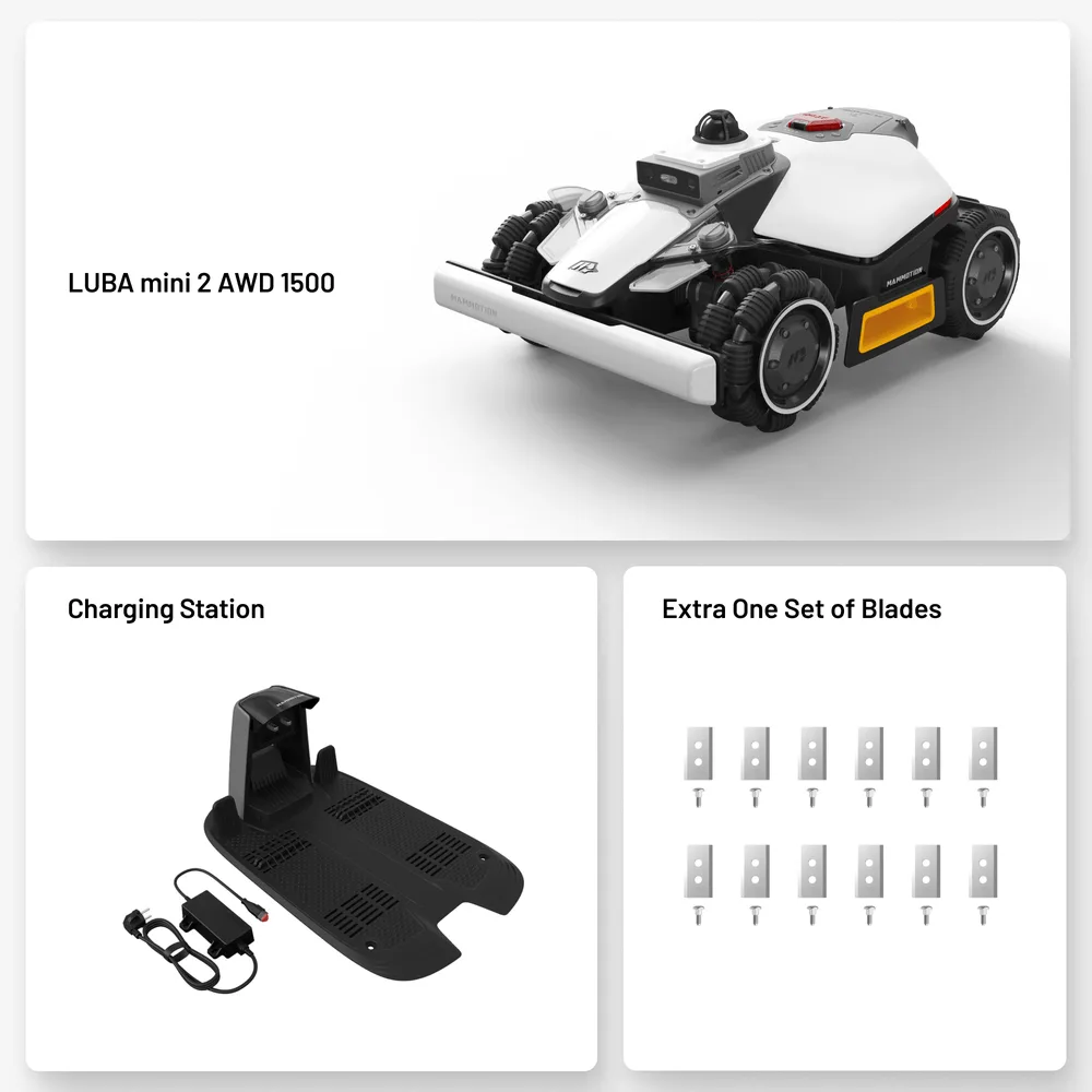 LUBA mini 2 AWD 1500 — robotická kosačka – fotka 7
